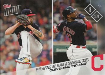 2017 Topps Now #576 Cleveland Indians Front