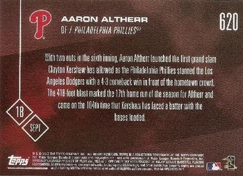 2017 Topps Now #620 Aaron Altherr Back