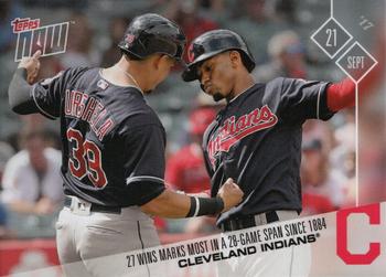 2017 Topps Now #637 Cleveland Indians Front