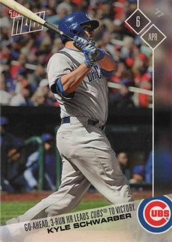 2017 Topps Now #17 Kyle Schwarber Front