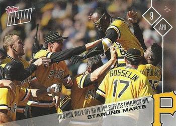 2017 Topps Now #27 Starling Marte Front