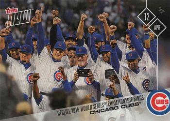 2017 Topps Now #40 Chicago Cubs Front