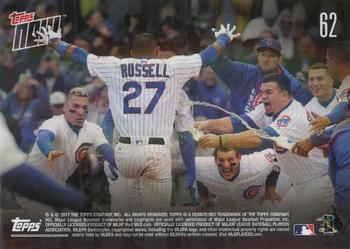2017 Topps Now #62 Addison Russell Back