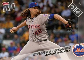 2017 Topps Now #186 Jacob deGrom Front