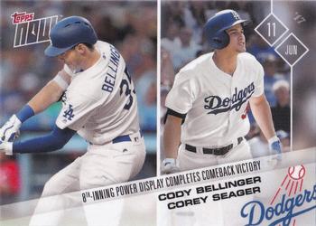 2017 Topps Now #240 Cody Bellinger / Corey Seager Front