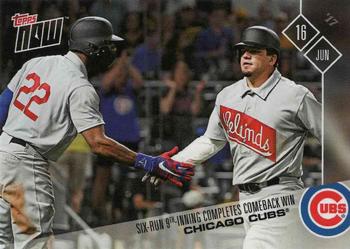 2017 Topps Now #258 Chicago Cubs Front