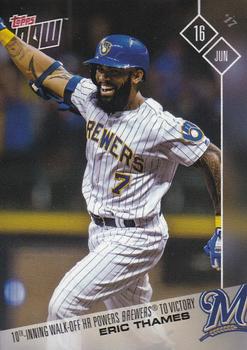 2017 Topps Now #260 Eric Thames Front