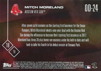 2017 Topps Now Road to Opening Day Boston Red Sox #OD-24 Mitch Moreland Back
