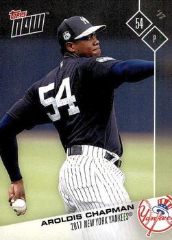 2017 Topps Now Road to Opening Day New York Yankees #OD-45 Aroldis Chapman Front