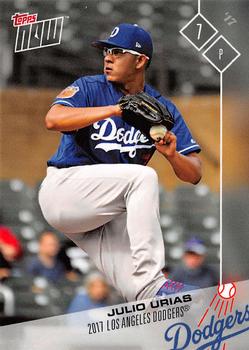 2017 Topps Now Road to Opening Day Los Angeles Dodgers #OD-417 Julio Urias Front