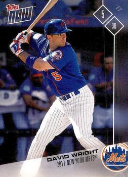 2017 Topps Now Road to Opening Day New York Mets #OD-258 David Wright Front