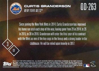 2017 Topps Now Road to Opening Day New York Mets #OD-263 Curtis Granderson Back