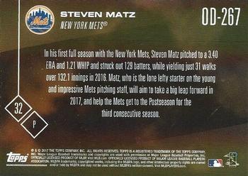 2017 Topps Now Road to Opening Day New York Mets #OD-267 Steven Matz Back