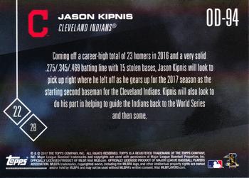 2017 Topps Now Road to Opening Day Cleveland Indians #OD-94 Jason Kipnis Back