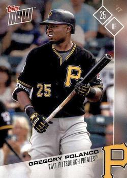 2017 Topps Now Road to Opening Day Pittsburgh Pirates #OD-349 Gregory Polanco Front