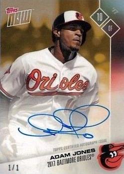 2017 Topps Now Road to Opening Day Baltimore Orioles #OD-3D Adam Jones Front