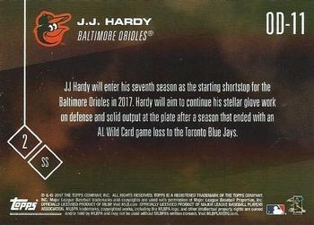 2017 Topps Now Road to Opening Day Baltimore Orioles #OD-11 J.J. Hardy Back
