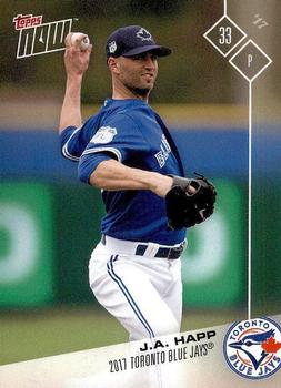 2017 Topps Now Road to Opening Day Toronto Blue Jays #OD-72 J.A. Happ Front
