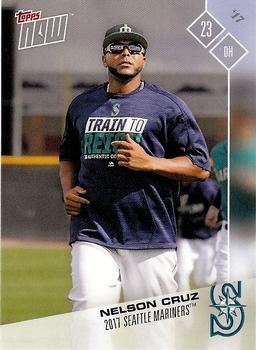 2017 Topps Now Road to Opening Day Seattle Mariners #OD-200 Nelson Cruz Front