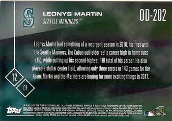 2017 Topps Now Road to Opening Day Seattle Mariners #OD-202 Leonys Martin Back