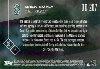 2017 Topps Now Road to Opening Day Seattle Mariners #OD-207 Drew Smyly Back