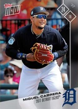 2017 Topps Now Road to Opening Day Detroit Tigers #OD-107 Miguel Cabrera Front