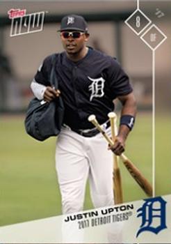 2017 Topps Now Road to Opening Day Detroit Tigers #OD-109 Justin Upton Front