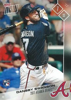 2017 Topps Now Road to Opening Day Atlanta Braves #OD-227 Dansby Swanson Front