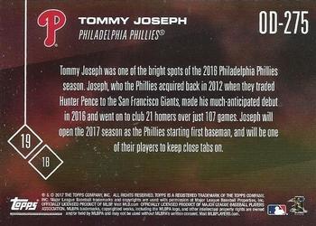 2017 Topps Now Road to Opening Day Philadelphia Phillies #OD-275 Tommy Joseph Back