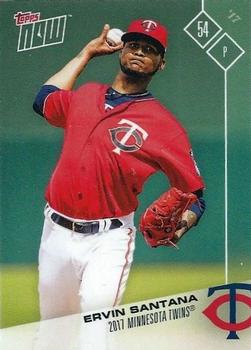 2017 Topps Now Road to Opening Day Minnesota Twins #OD-136 Ervin Santana Front