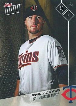 2017 Topps Now Road to Opening Day Minnesota Twins #OD-142 Phil Hughes Front