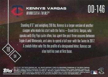 2017 Topps Now Road to Opening Day Minnesota Twins #OD-146 Kennys Vargas Back