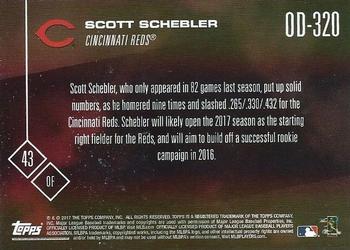 2017 Topps Now Road to Opening Day Cincinnati Reds #OD-320 Scott Schebler Back