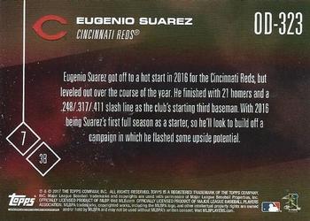 2017 Topps Now Road to Opening Day Cincinnati Reds #OD-323 Eugenio Suarez Back