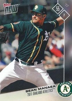 2017 Topps Now Road to Opening Day Oakland Athletics #OD-191 Sean Manaea Front