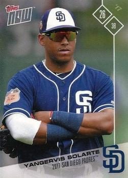 2017 Topps Now Road to Opening Day San Diego Padres #OD-427 Yangervis Solarte Front