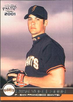 2001 Pacific #489 Ryan Vogelsong Front