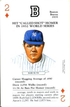1991 U.S. Games Systems Baseball Legends #2♦ Babe Ruth Front