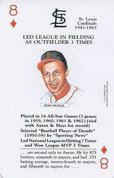 1991 U.S. Games Systems Baseball Legends #8♦ Stan Musial Front