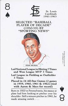 1991 U.S. Games Systems Baseball Legends #8♠ Stan Musial Front