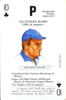 1991 U.S. Games Systems Baseball Legends #10♣ Honus Wagner Front