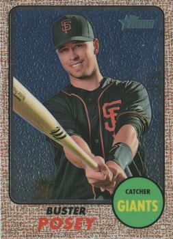 2017 Topps Heritage - Chrome #THC-475 Buster Posey Front