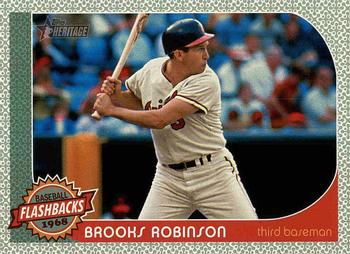 2017 Topps Heritage - Baseball Flashbacks #BF-BR Brooks Robinson Front