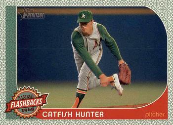 2017 Topps Heritage - Baseball Flashbacks #BF-CH Catfish Hunter Front