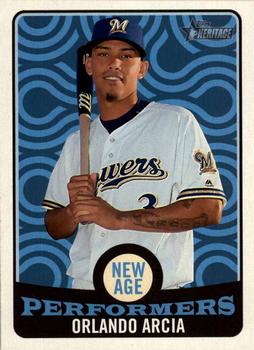 2017 Topps Heritage - New Age Performers #NAP-20 Orlando Arcia Front