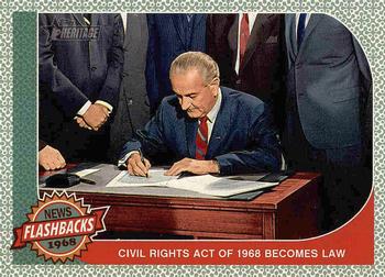 2017 Topps Heritage - News Flashbacks #NF-12 Civil Rights Act of 1968 Front