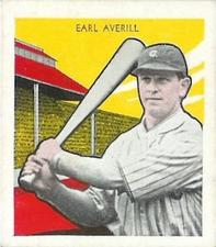 1933 Tattoo Orbit (R305) #NNO Earl Averill Front