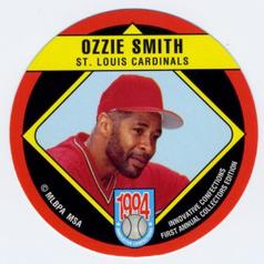 1994 Innovative Confections Discs #8 Ozzie Smith Front