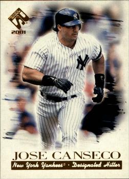 2001 Pacific Private Stock #77 Jose Canseco Front