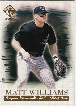 2001 Pacific Private Stock #8 Matt Williams Front